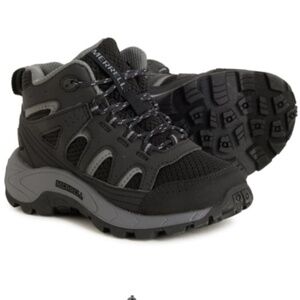 Merrell Boys Oakcreek Mid Hiking Boots Size 13.5